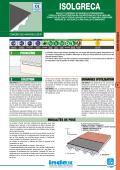 INDEX CONSTRUCTION SYSTEMS & PRODUCTS SPA-ISOLGRECA Panneaux en polystyrene expanse auto-extinguible préformes découpes