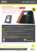 IRFTS-EASY ROOF SOLUTION POUR FENÊTRE DE TOIT INTÉGRÉE