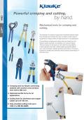 Klauke-Mechanical pressing, crimping and cutting tools