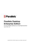LAMELLO-Parallels Desktop  Enterprise Edition  Exécution de Parallels Desktop comme une machine serveur virtuel