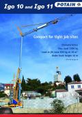 Manitowoc Cranes-Igo 10/Igo 11 Compact for tight job sites