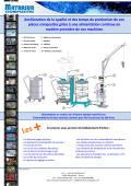 MATRASUR COMPOSITES-Alimentation en continu du récipient tampon machine par  l’intermédiaire de deux chariots navettes