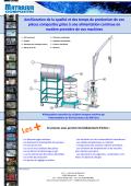 MATRASUR COMPOSITES-Alimentation manuelle du récipient tampon machine par  l’intermédiaire du fût fournisseur de 200 litres 