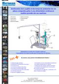 MATRASUR COMPOSITES-Alimentation en continu de la machine mobile par  l’intermédiaire d’un chariot navette pour fût fournisseur de 200 litres 