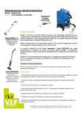 VIF EQUIPEMENT-Shampouineuse injection/extraction Modèle : SHAM14 HOT