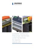 autostarter transformers three phase transformers control transformers line reactors special units