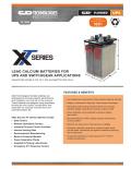 LEAD CALCIUM BATTERIES FOR UPS AND SWITCHGEAR APPLICATIONS