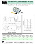 SINGLE COIL ELECTROMAGNETS FOR PULL ACTION