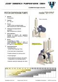 Piston Diaphragm Pumps Series SP - PPH