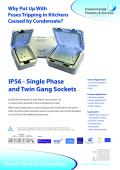 IP56 - Single Phase  and Twin Gang Sockets