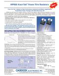 Caddock Electronics-MPM20 TO-220 Metal Tab Power Film Resistors with 