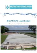 System COMBI System for anaerobic and aerobic treatment of highly loaded industrial sewage.