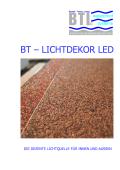 Brochure BT - LED lumière de décoration