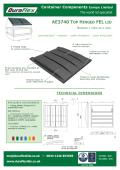 AE3740 DURAFLEX® LID FOR FRONT END LOADER CONTAINERS