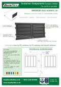 DR3838 SIDE HINGED LID NORMALLY USED AS A PAIR OF OVERLAPPING DOORS