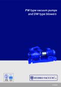 PW type vacuum pumps and DW type blowers 