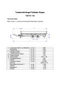 TandemAnhängerTieflader-Kipper TAT-K 110