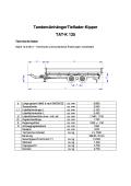 TandemAnhängerTieflader-Kipper TAT-K 135