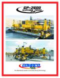 DESIGNED TO MEET WORLDWIDE DEMANDS IN SLIPFORM PAVING 