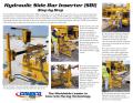 Hydraulic Side Bar Inserter (SBI) Step by Step