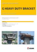 G Heavy Duty Bracket