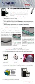 Vitalife® Flyer NOT YOUR AVERAGE CHAIN AND CABLE LUBRICANT.