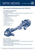New products: Self-steering axle with TSB 4312 