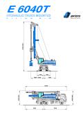 HYDRAULIC TRUCK MOUNTED PILING  RIG E 6040 T