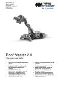 Roof Master 2.0 High reach roof bolter