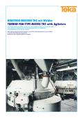 RINGTROG-MISCHER THZ mit Wirbler TURBINE PAN-TYPE MIXERS THZ with Agitators