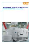 TURBINE PAN-TYPE MIXERS THZ Glass Batch Preparation RINGTROG-MISCHER THZ Einsatzbereich Glas