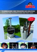 STAINLESS STEEL FLAMMKUCHEN AND PIZZA OVEN