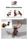 Elektro-Schneeräumer
