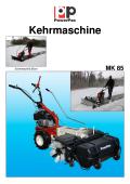 Kehrmaschine mit Auffangbehälter