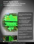iCON®  Model 52CE Hydraulic Vibratory Driver/ Extractor with Model 595CE Power Unit