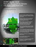 iCON®  Model 25CE Hydraulic Vibratory Driver/ Extractor with Model 350CE Power Unit