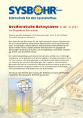 Geothermische Bohrsysteme D 146 – D 219,1 mit Doppelkopf-Bohranlage