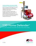 13D Home Defender™ UL-LISTED RESIDENTIAL FIRE PUMP FOR ONE OR TWO FAMILY HOMES