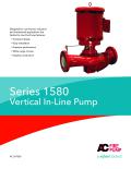 Series 1580 Vertical In-Line Pump
