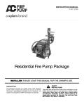 Residential Fire Pump Package