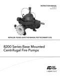 8200 Series Base Mounted Centrifugal Fire Pumps