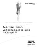 A-C Fire Pump Vertical Turbine Fire Pump A-C Model FP