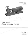 2000 Series Frame Mounted Pumps