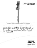 Bombas Contra Incendio A-C Bomba Contra Incendio de Turbina Vertical A-C Modelo FP
