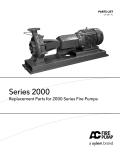 Series 2000 Replacement Parts for 2000 Series Fire Pumps
