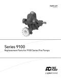 Series 9100 Replacement Parts for 9100 Series Fire Pumps