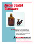 Amber Coated Glassware