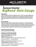 BigReadTM Rain Gauge