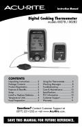 Digital Cooking Thermometer models 00278 / 00282