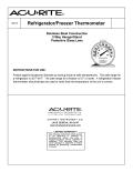 Refrigerator/Freezer Thermometer